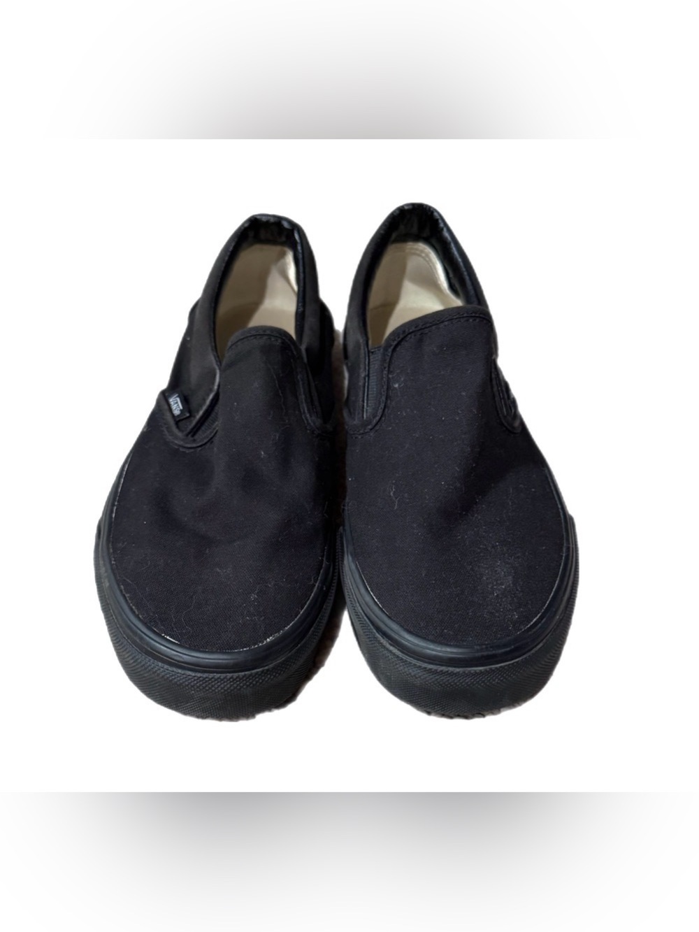 Vans Black Slip-On Canvas Sneakers